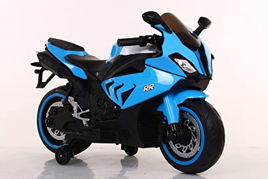 Toy House S1000RR Superbike with Rechargeable Battery Operated Ride-On for Kids(3 to 8YRS), Blue